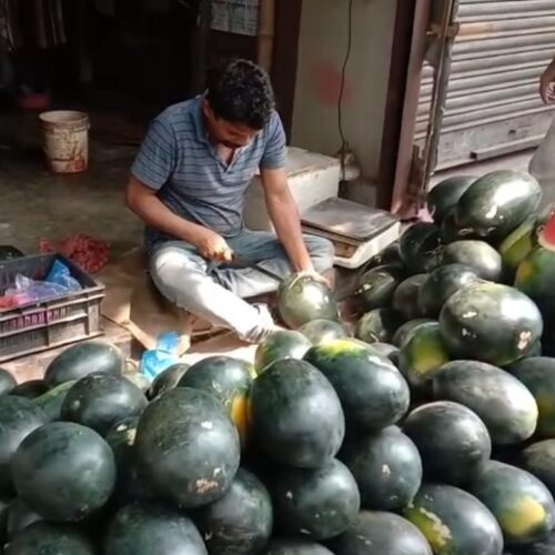 ধীরে ধীরে বাড়ছে তাপমাত্রা, বাজারে বাড়ছে তরমুজের চাহিদা